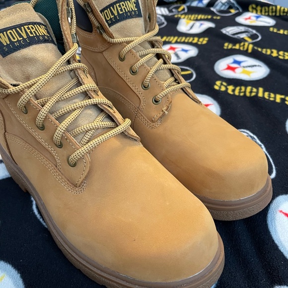WOLVERINE BOOTS; SIZE 11; worn ONCE;  LIKE NEW; NO WEAR; new $165; now $79! - Picture 8 of 16